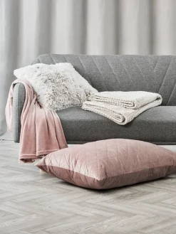 HAGTORNPlaid polaire HAGTORN 140x200 beige
