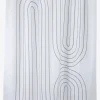 HAKKASPlusRideau de douche HAKKAS 180x200cm blanc/gris