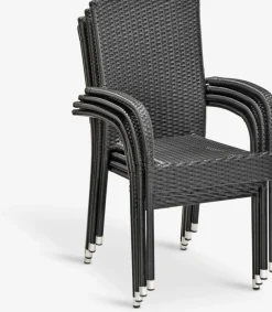 HALDBJERGChaise empilable HALDBJERG noir