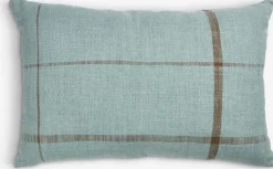 HALLONCoussin HALLON 40x60 bleu poudré/brun