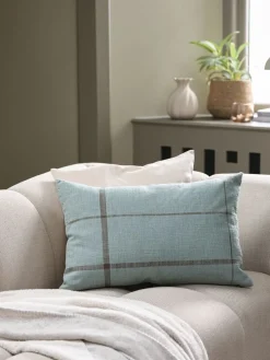HALLONCoussin HALLON 40x60 bleu poudré/brun