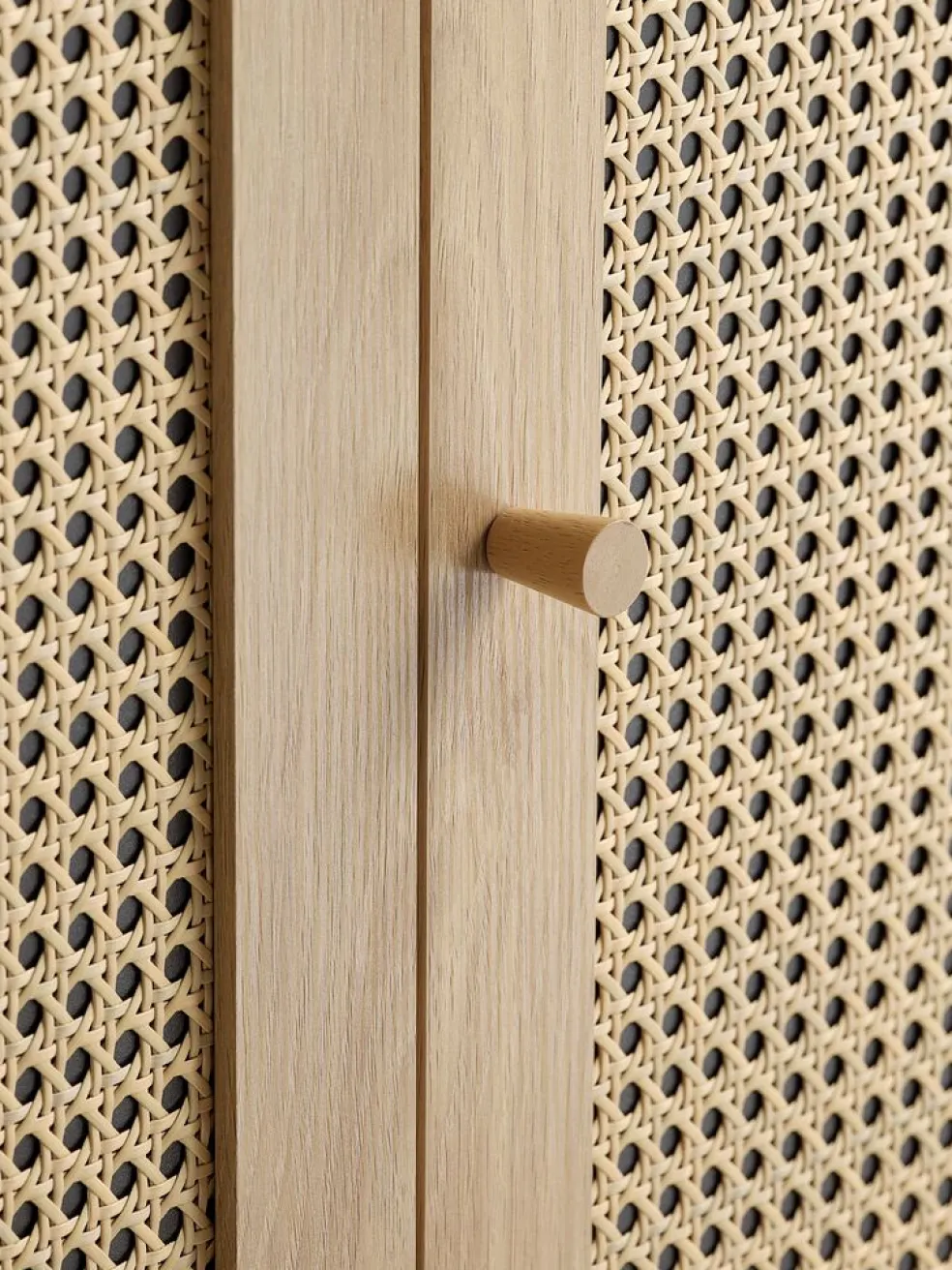 HALMSTADBuffet HALMSTAD 3 portes poly/coloris chêne chaud