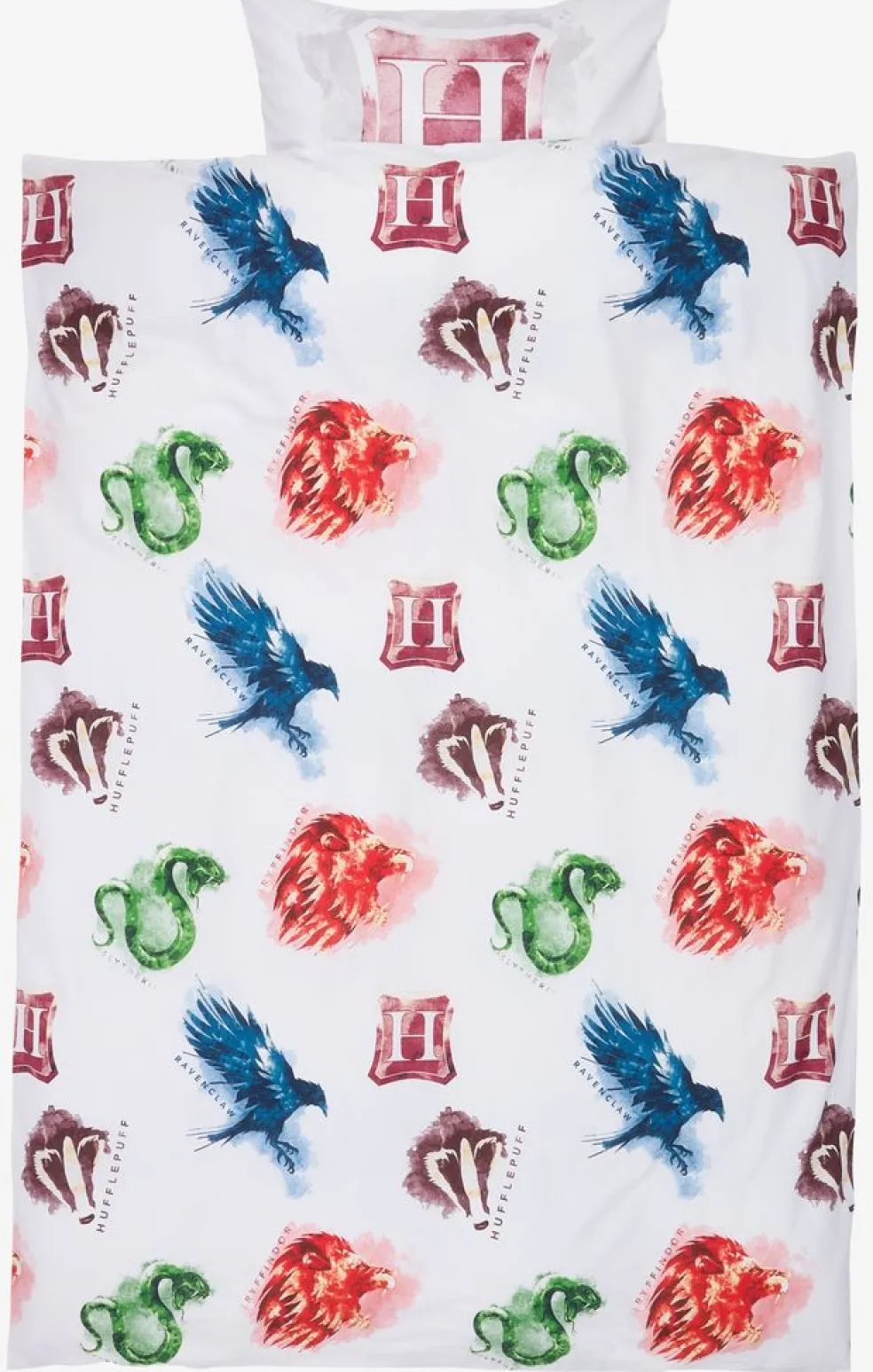 HARRY POTTERParure de lit HARRY POTTER 140x200 blanc