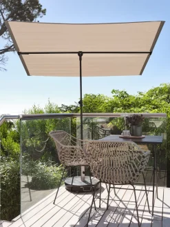 HEJLPLETParasol de balcon HEJLPLET l130xL181 sable