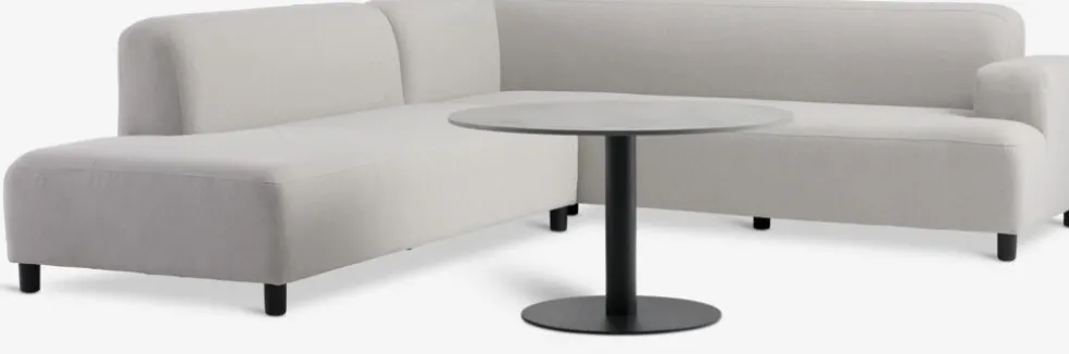 HELAGS + HEDEBACKENEnsemble lounge HELAGS noir + HEDEBACKEN 6 personnes beige