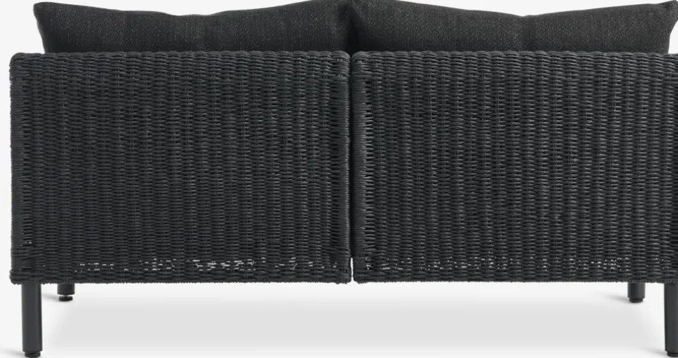 HELAGS + VOSSEnsemble lounge HELAGS noir + VOSS 2 personnes noir