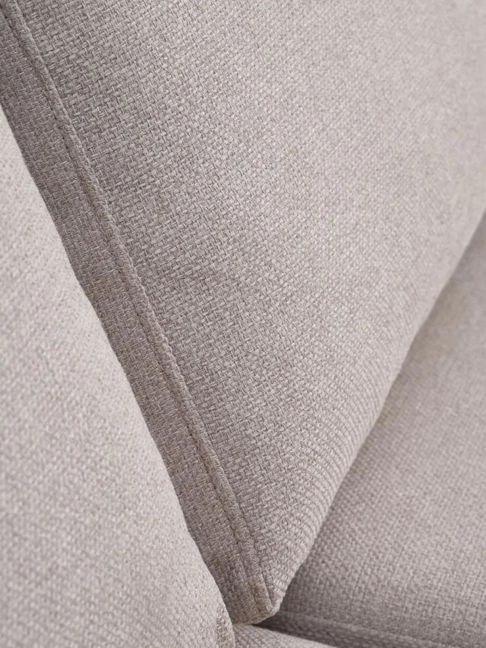 HELLERUPCanapé d'angle HELLERUP extrémité droit tissu beige/chêne