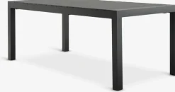 HESTEHAVE + GILJAHESTEHAVE L205/275 table noir + 4 GILJA chaises gris