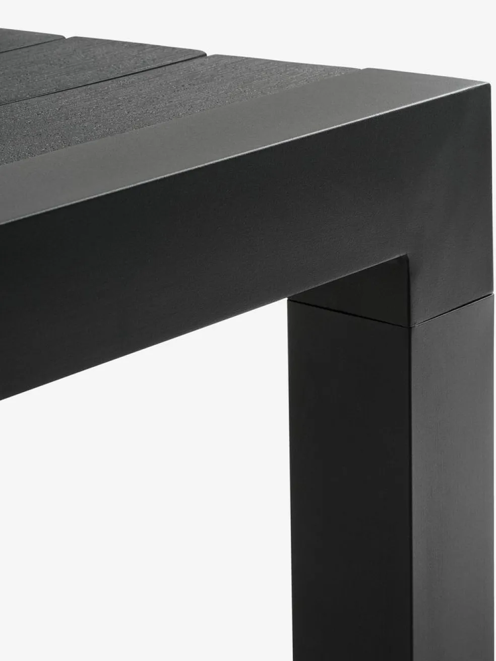HESTEHAVE + GLOMFJORDHESTEHAVE L205/275 table + 4 GLOMFJORD chaises noir