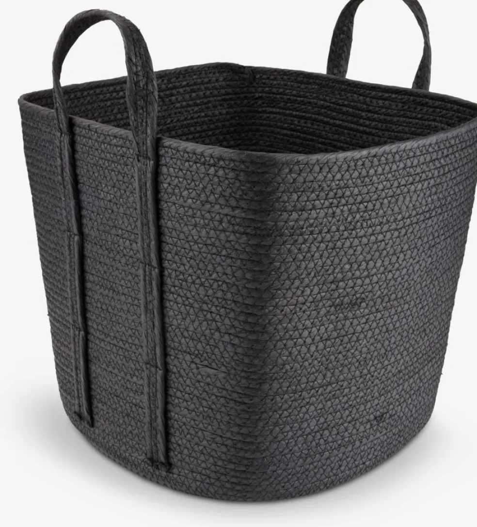 HJALTIPanier HJALTI l37xL37xH32cm noir