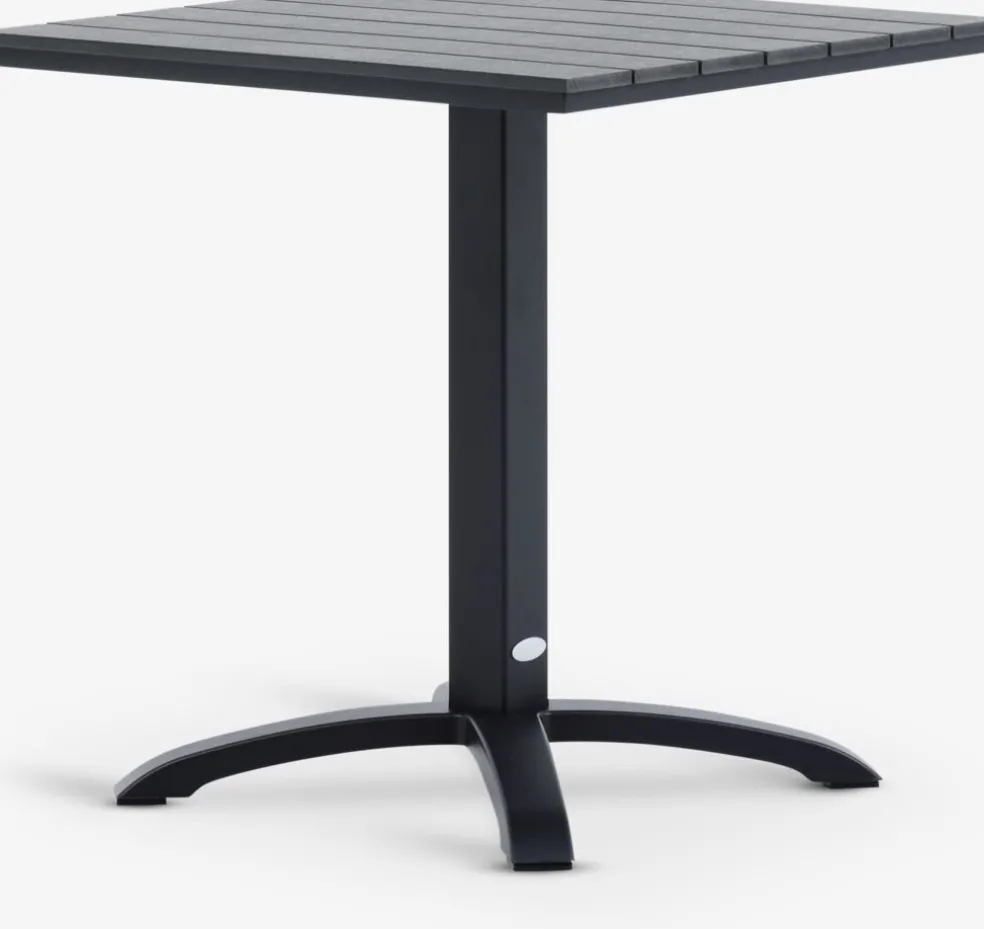 HOBRO + AIDTHOBRO L70 table + 2 AIDT chaises noir