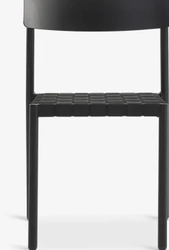 HOBRO + HAGLEBUHOBRO L70 table naturel + 2 HAGLEBU chaises noir