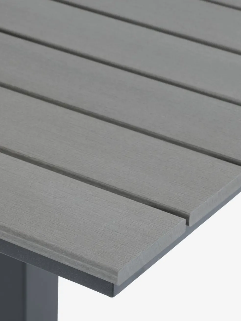 HOBRO + ILDERHUSEHOBRO L70 table gris + 2 ILDERHUSE chaises noir