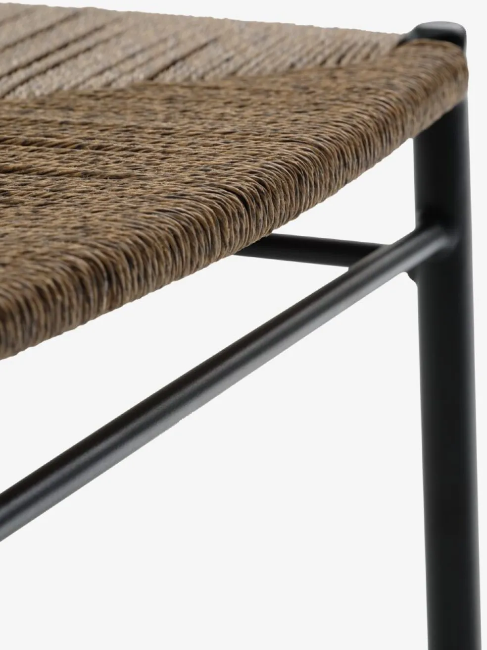 HOBRO + TAGMARKHOBRO L70 table gris + 2 TAGMARK chaises noir