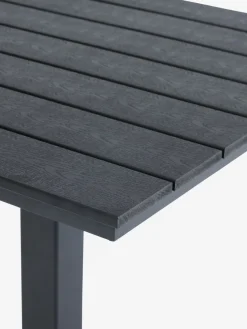 HOBROTable bistrot HOBRO l70xL70 noir