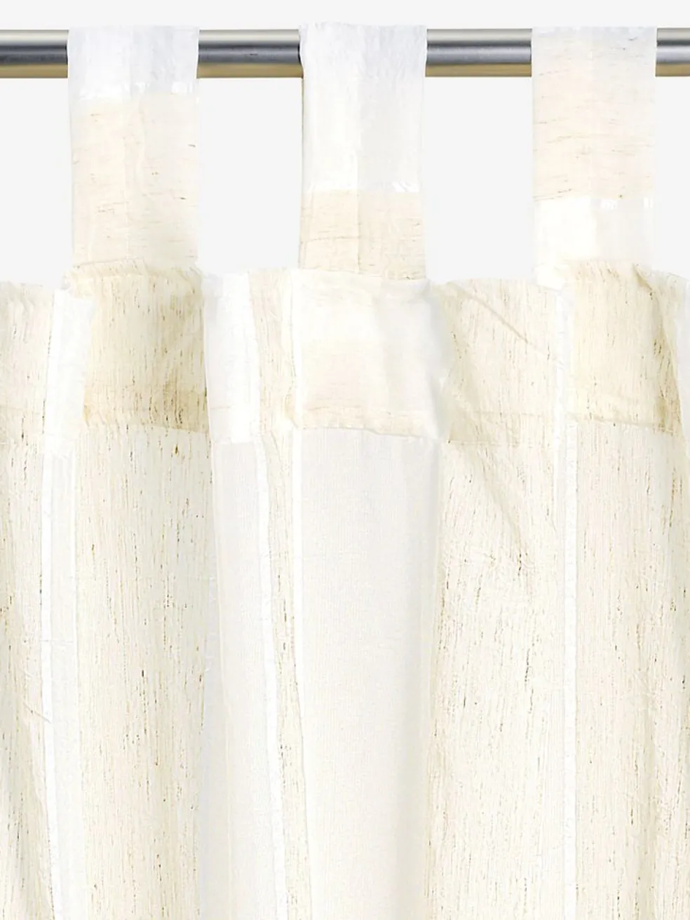 HOLDENRideau HOLDEN 1x140x175 rayures beige