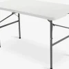HOLMENTable pliante HOLMEN l62xL124 blanc