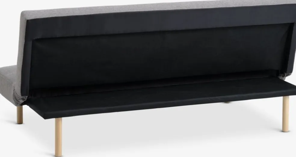HOLSTEDCanapé convertible HOLSTED tissu gris/naturel
