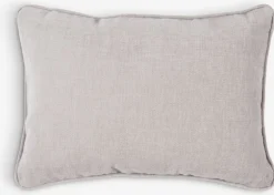 HORNFIOLCoussin HORNFIOL 35x50 chenille gris clair