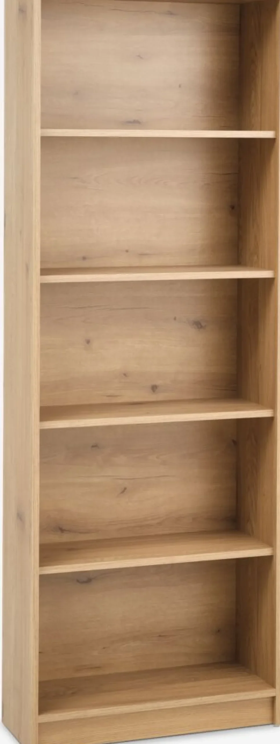 HORSENSBibliothèque HORSENS 5 tablettes larges coloris chêne chaud