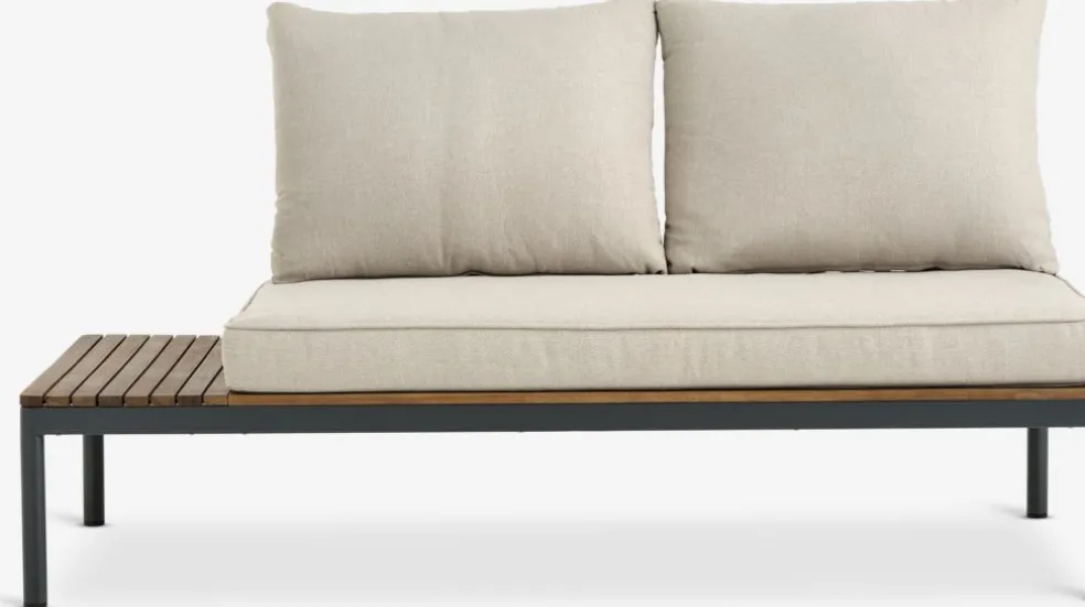HOUEnsemble lounge HOU a/méridienne 3 personnes acacia