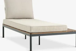 HOUModule lounge HOU méridienne bois d'acacia