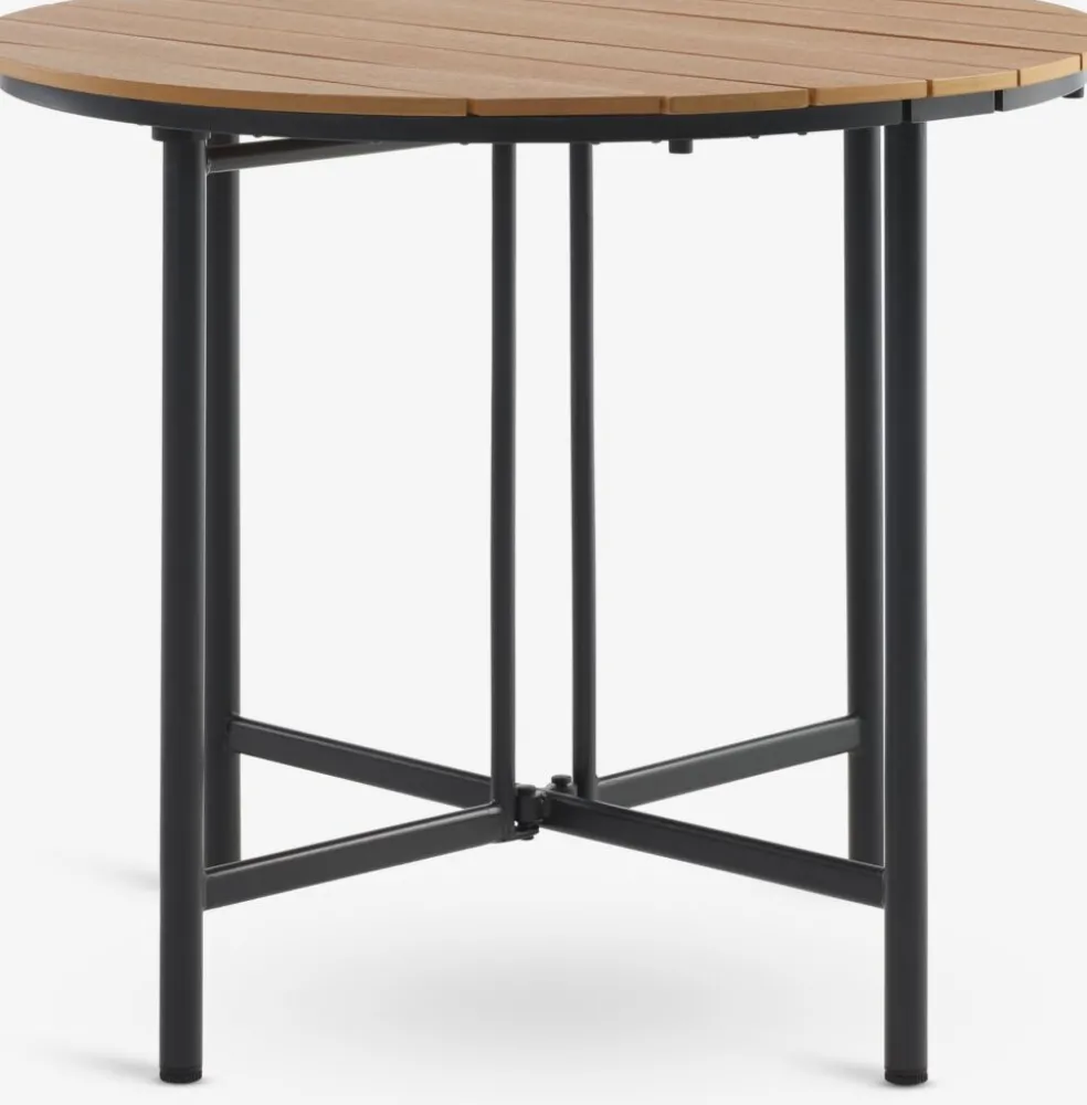 HOVVIGTable de jardin HOVVIG Ø90xL18/90 naturel