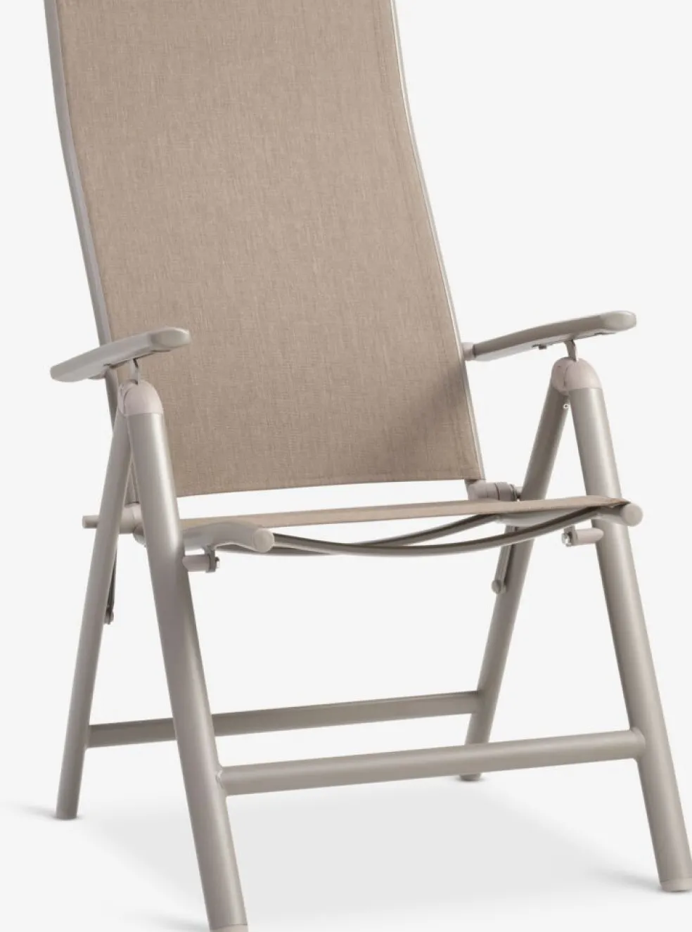 HURDALChaise inclinable HURDAL sable foncé