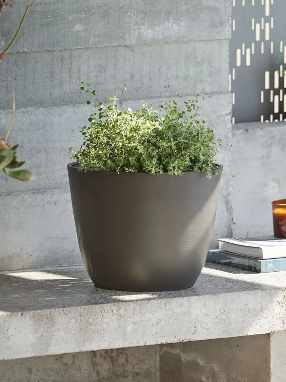 HVEPSBac à fleurs HVEPS Ø41xH33 gris