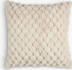HVIDBLOMMECoussin HVIDBLOMME 45x45 beige