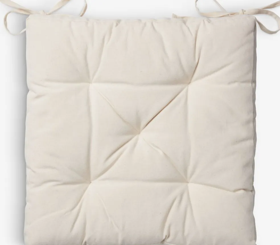 HVITLYNGCoussin de chaise HVITLYNG 40x40x4 naturel