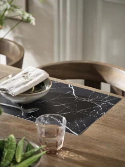 HVITROTSet de table HVITROT 33x42 marbre noir