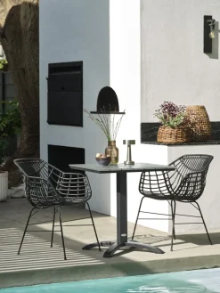 ILDERHUSEChaise de jardin ILDERHUSE noir