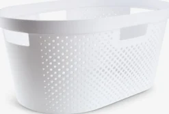 INFINITYPanier à linge INFINITY l59xL38xH27cm blanc