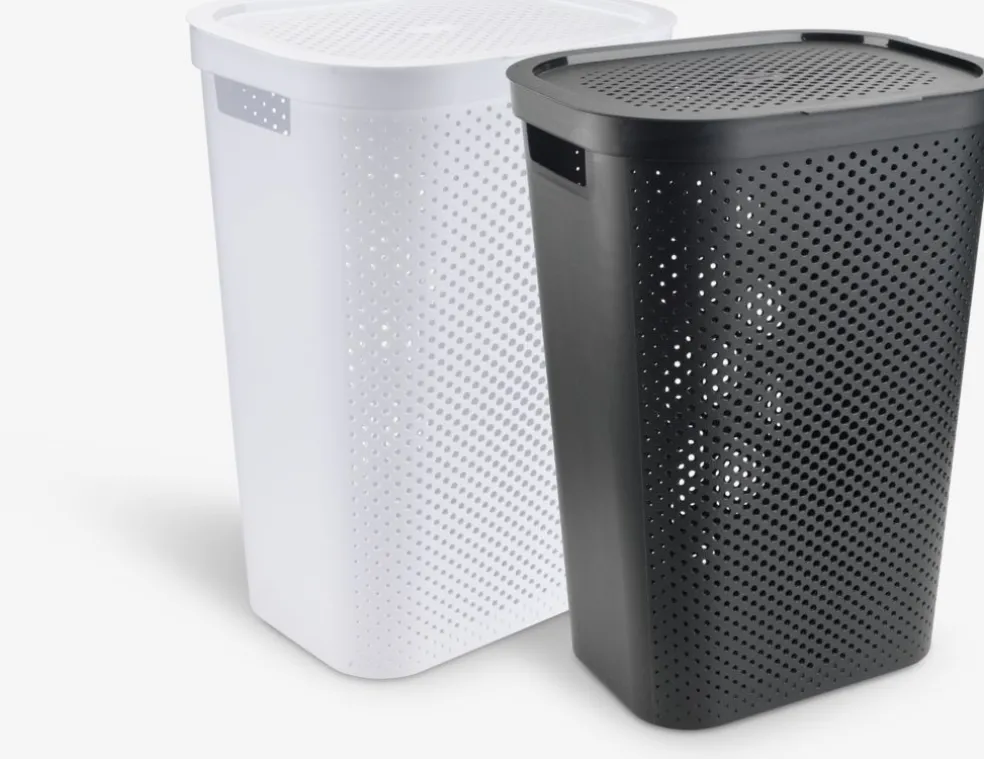 INFINITYPanier à linge INFINITY plastique blanc