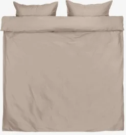 INGEBORGGoldParure de lit Satin INGEBORG 240x220 sable