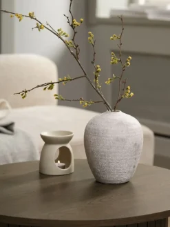 IVARVase IVAR Ø17xH21cm blanc/gris