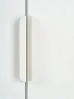 JENSLEVArmoire JENSLEV 144x176 3 portes 3 tiroirs blanc