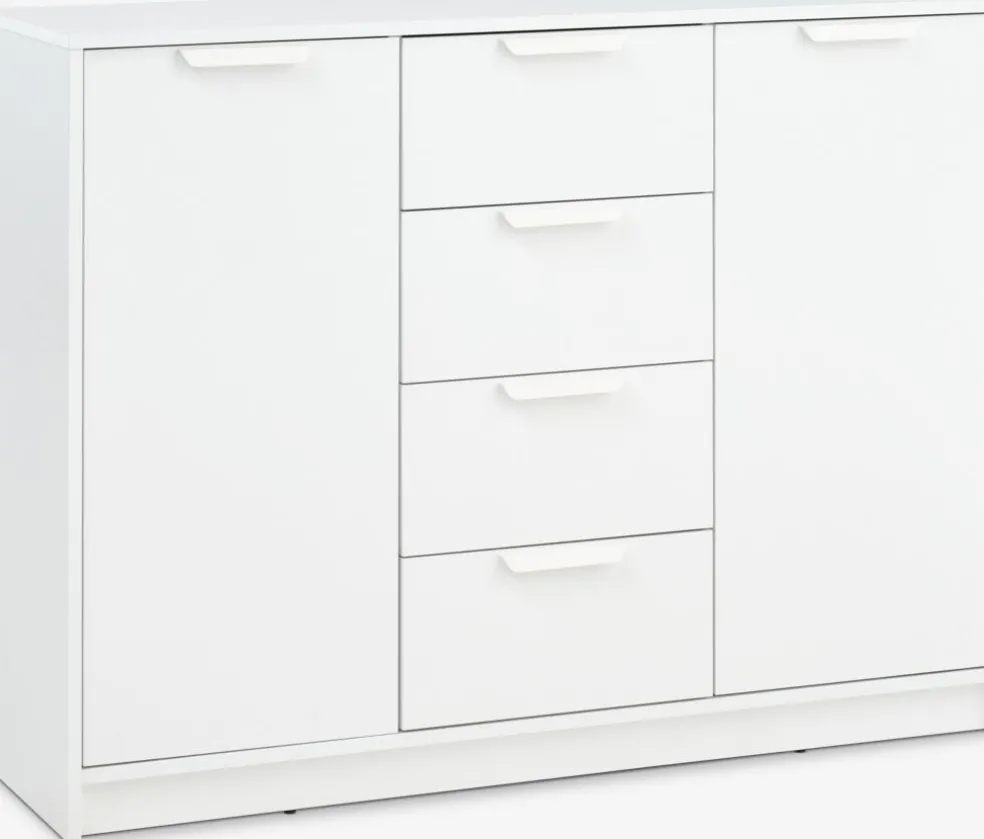 JENSLEVBuffet JENSLEV 2 portes 4 tiroirs blanc