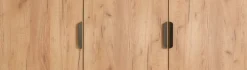 JENSLEVMeuble haut JENSLEV 144x40 3 portes coloris chêne naturel