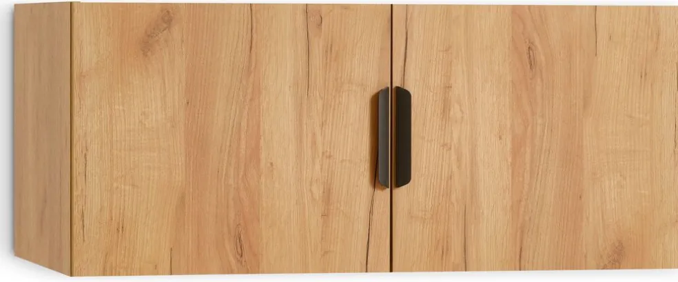 JENSLEVMeuble haut JENSLEV 96x40 2 portes coloris chêne naturel
