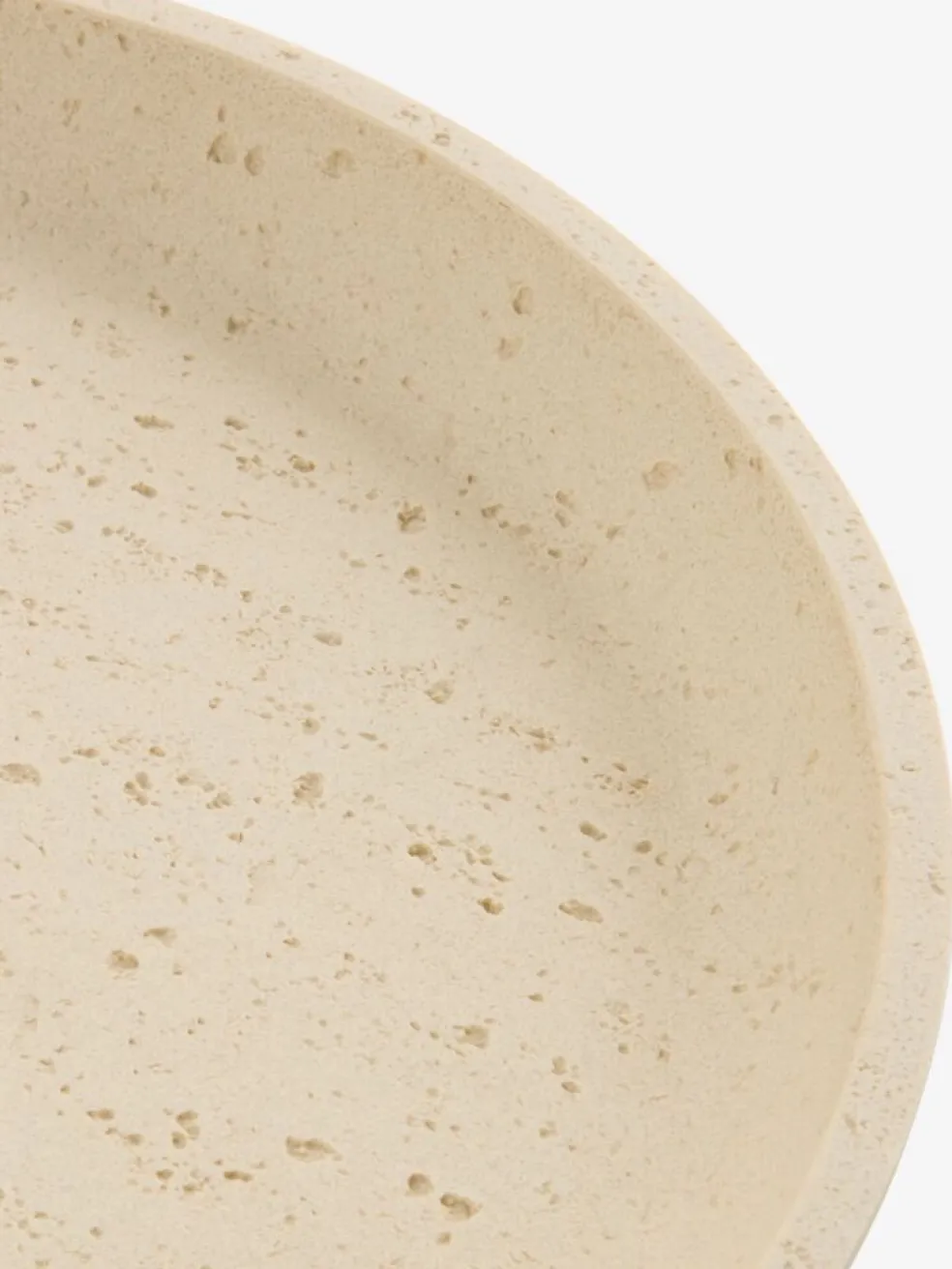 JENSUFFEPlateau déco. JENSUFFE Ø30xH3cm beige