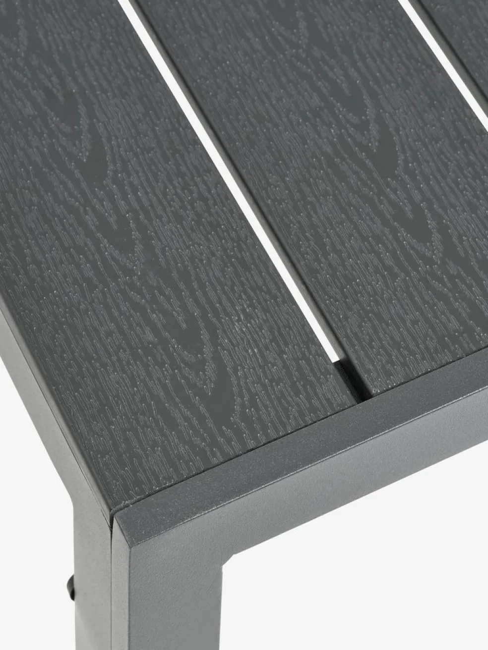 JERSORE + LEKNESJERSORE L140 table + 4 LEKNES chaises noir
