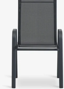 JERSORE + LEKNESJERSORE L140 table + 4 LEKNES chaises noir