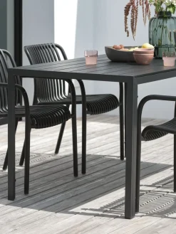 JERSORETable de jardin JERSORE l80xL140 noir