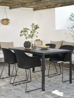 JERSORETable de jardin JERSORE l80xL140 noir