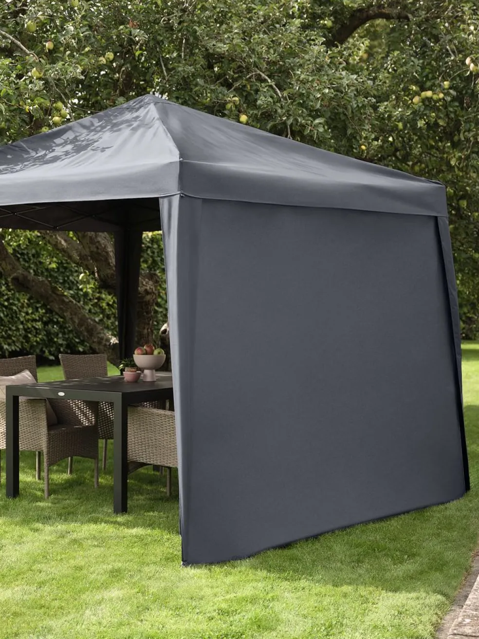 JERUPParoi latérale pour tonnelle JERUP l2,65xH2m gris