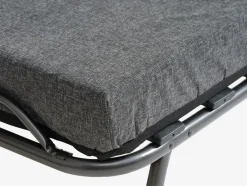 JESBYLit d'appoint JESBY 80x190 gris anthracite