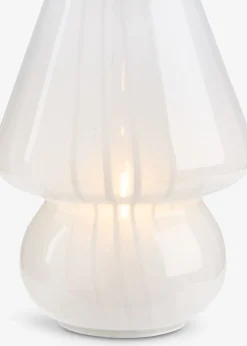 JONNYLampe à piles JONNY Ø15xH18cm a/minuterie blanc