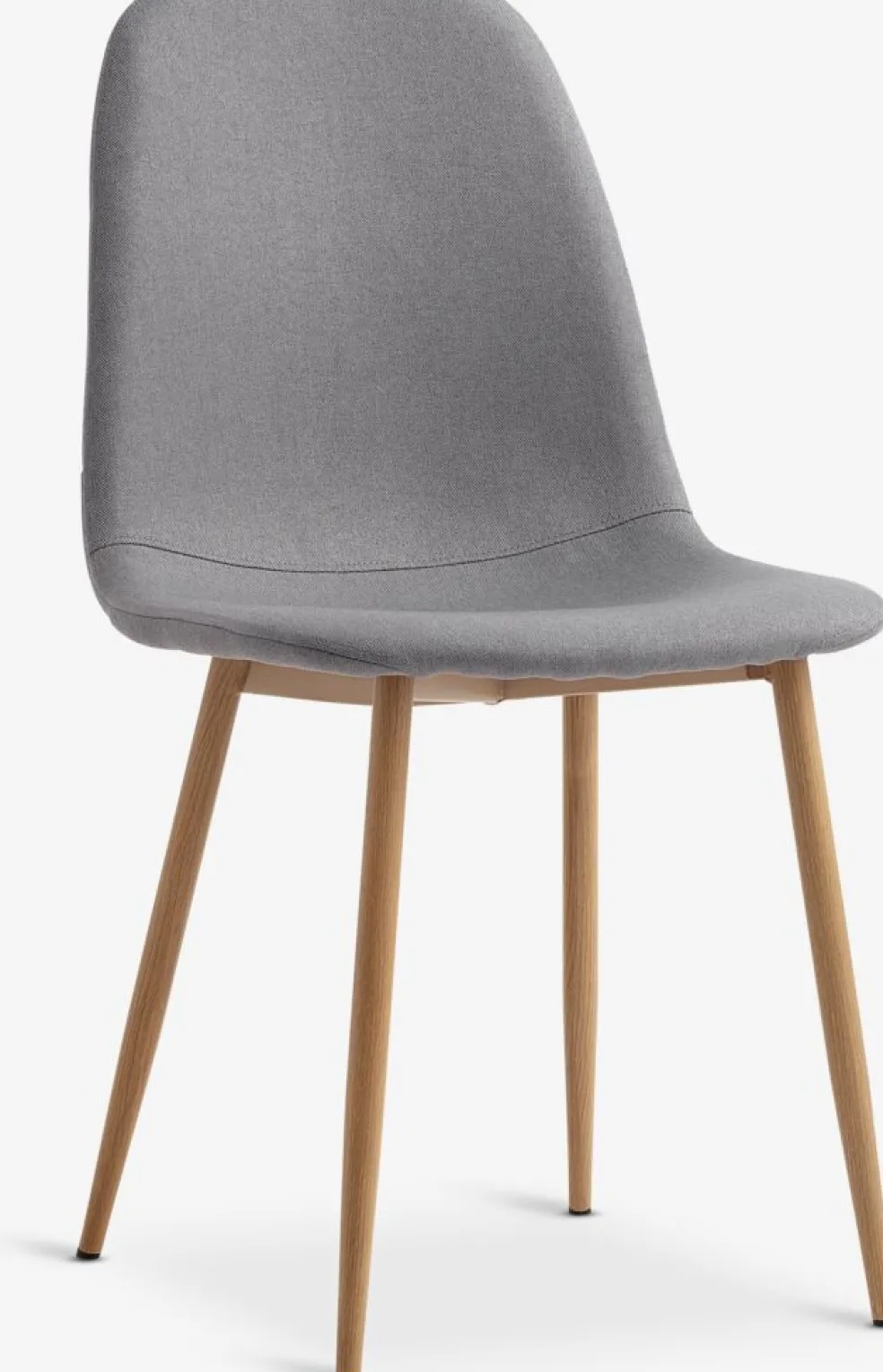 JONSTRUPChaise JONSTRUP tissu gris/coloris chêne naturel